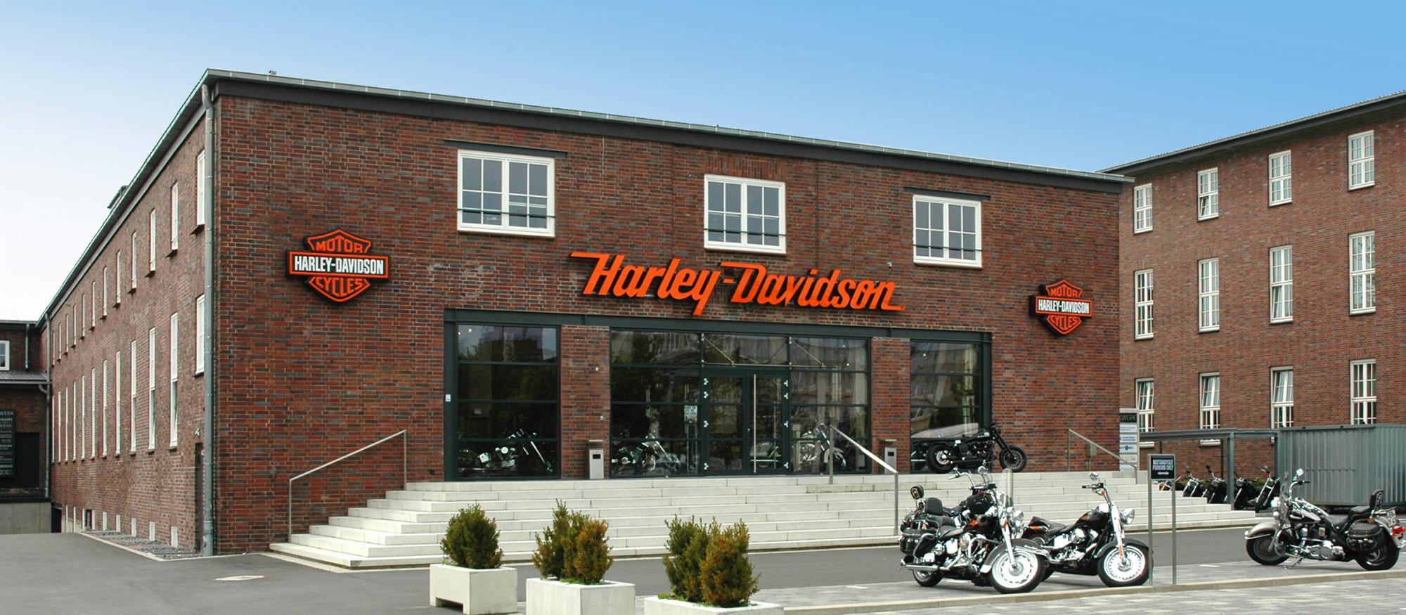 Harley Davidson Laden im Lenkwerk Bielefeld