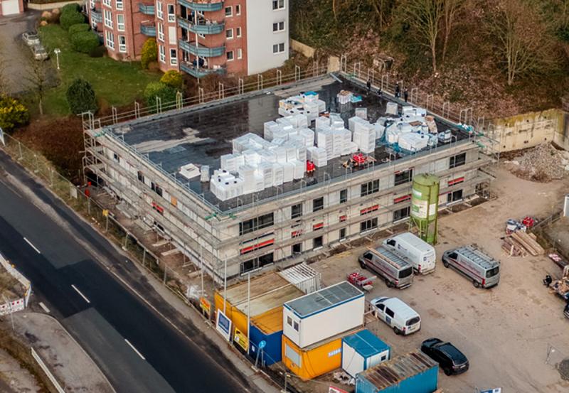 Baustelle, Gebäude für betreutes Wohnen in Vlotho