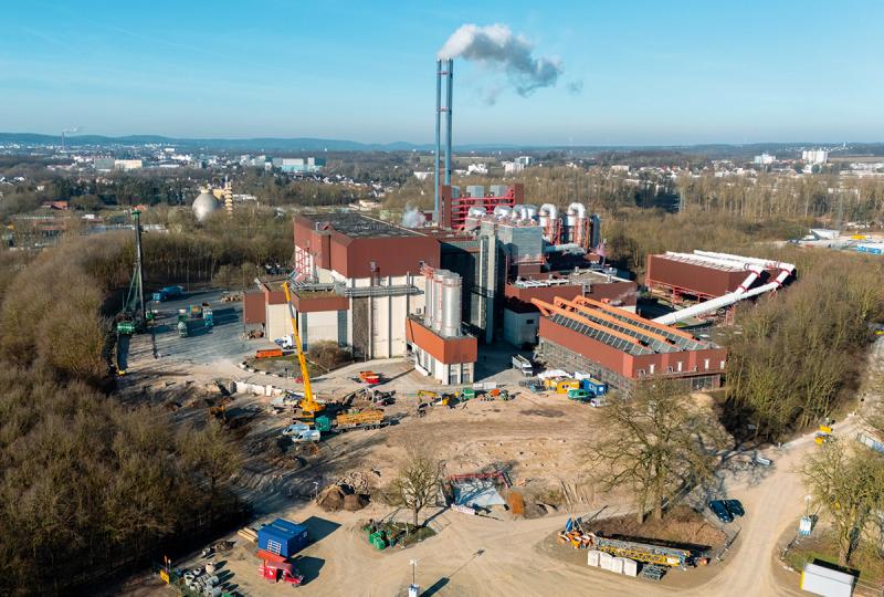 Baustelle Klärschlamm-Monoverbrennungsanlage, Bielefeld
